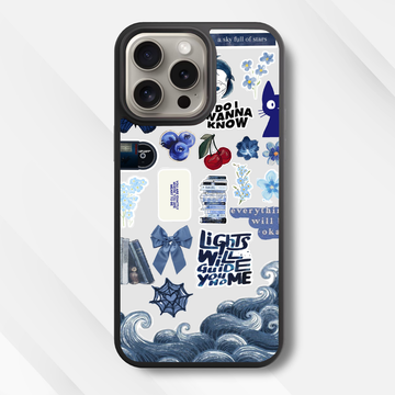 Indigo Night Sky Glass Case