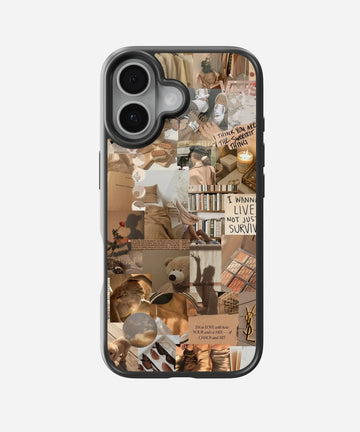 Wanna Live Aesthetic Glass Phone Case
