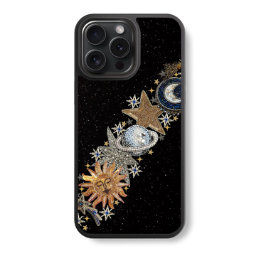Moon Dust & Gems Glass Case
