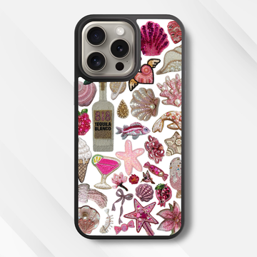 Beach Bazaar Embellished Glass Case