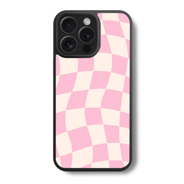 Cotton Candy Checkered Glass Case