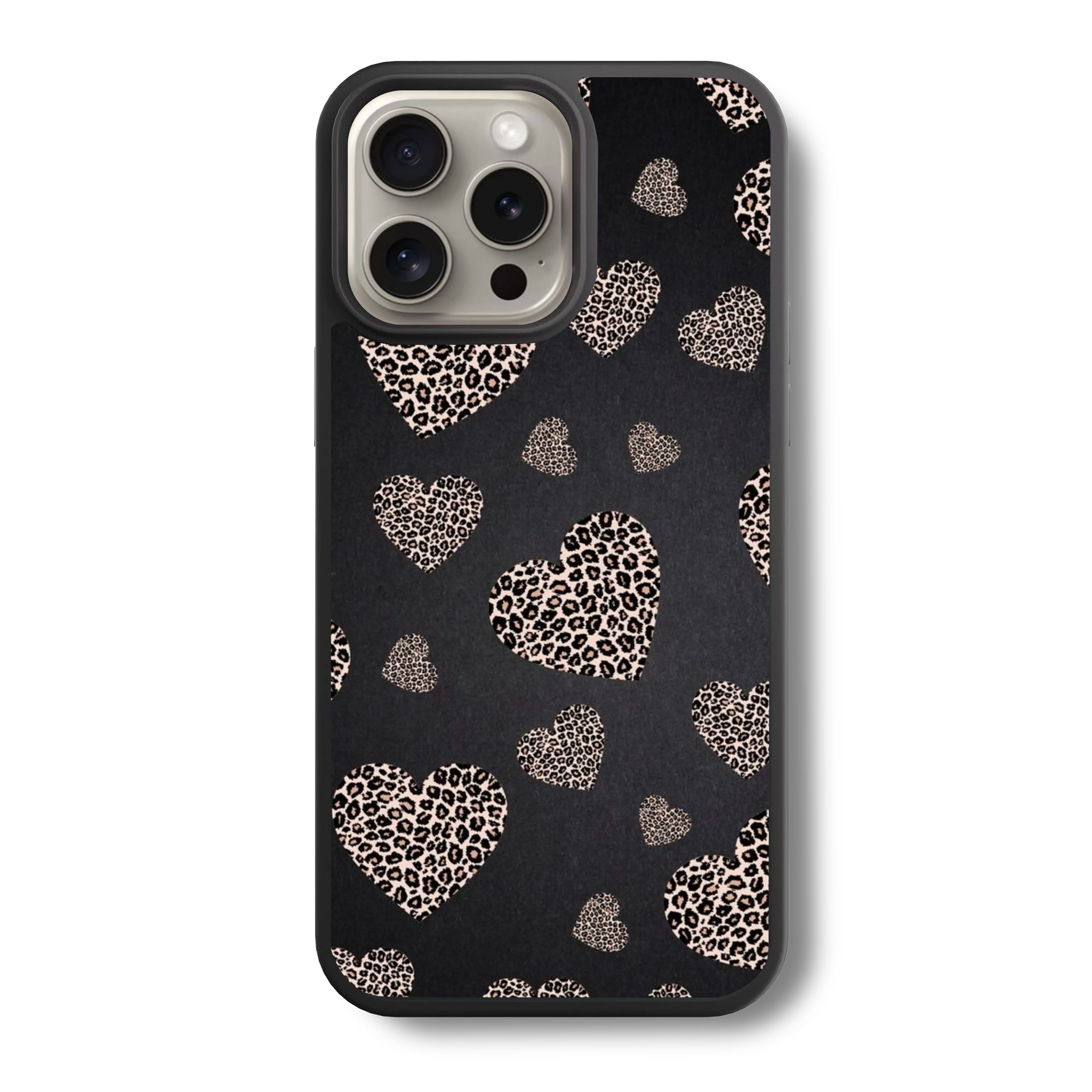 Rebellious Leopard Romance  Glass Case