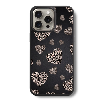 Rebellious Leopard Romance  Glass Case