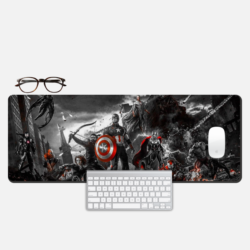 The Avengers Assemble Desk Mat and Gaming Mouse Pad