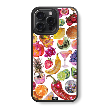 Disco Fruits Glass Case