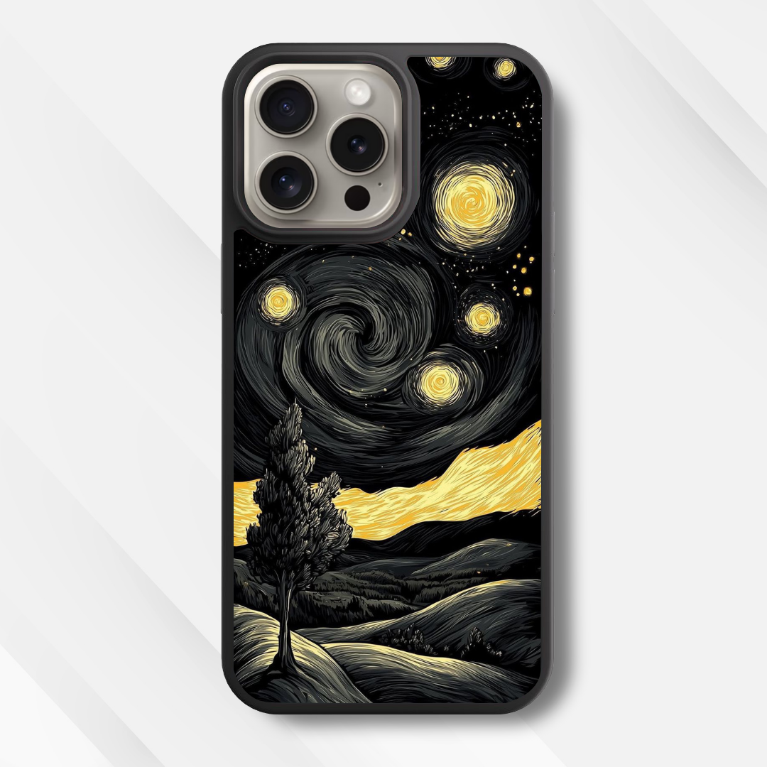 The Van Gogh Vibe Glass Case
