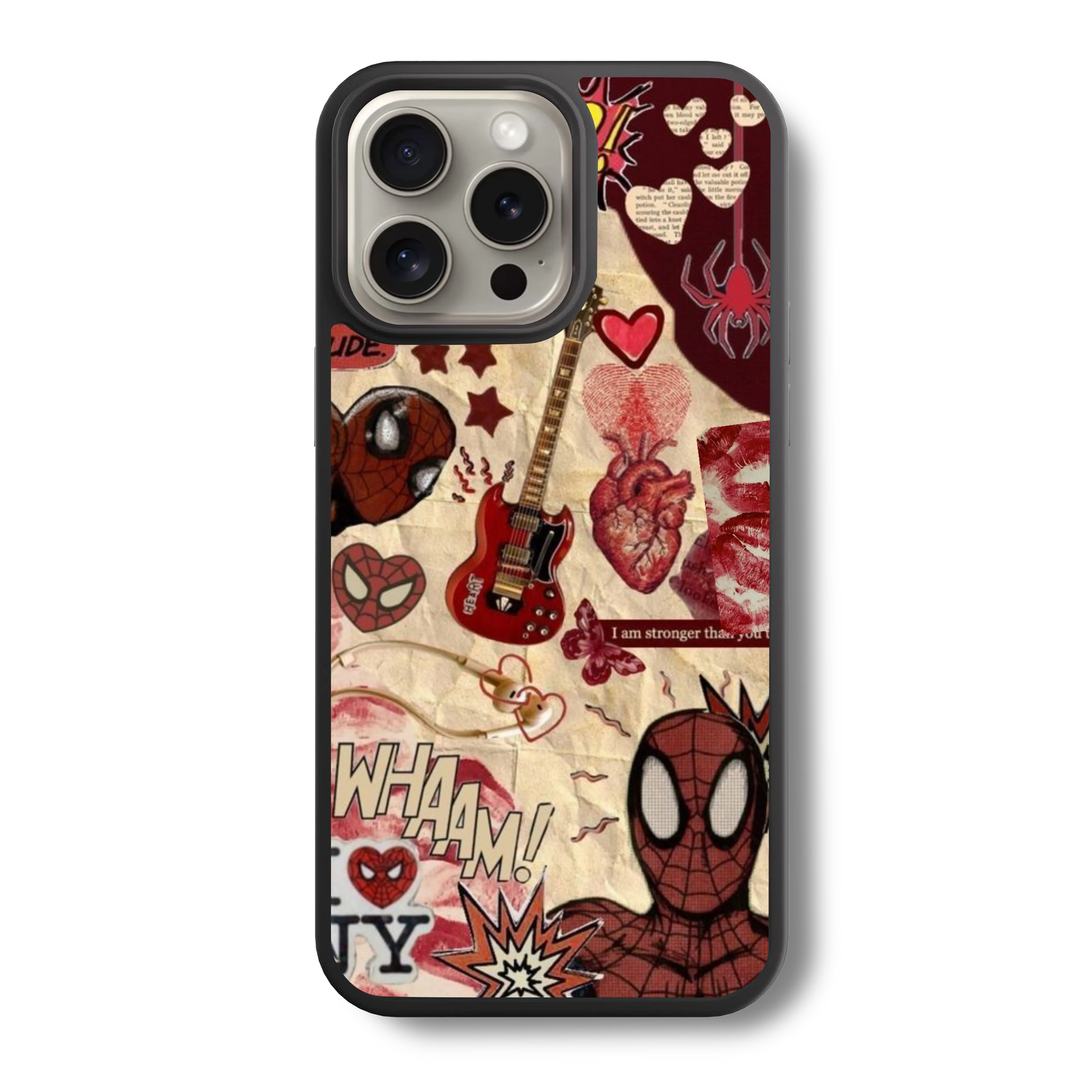 Spider-Man Collage Glass Case
