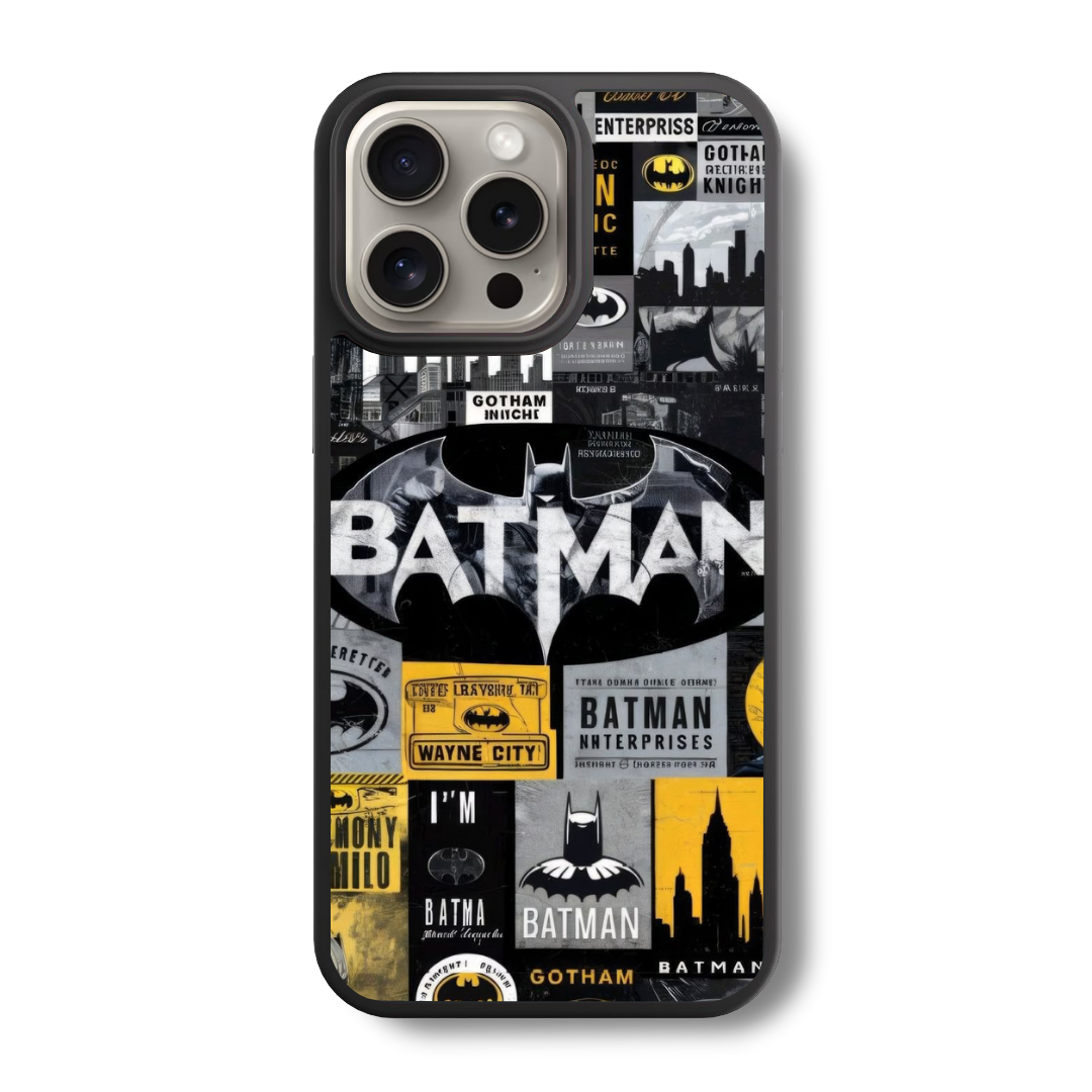 Dark Knight Collage Glass Case