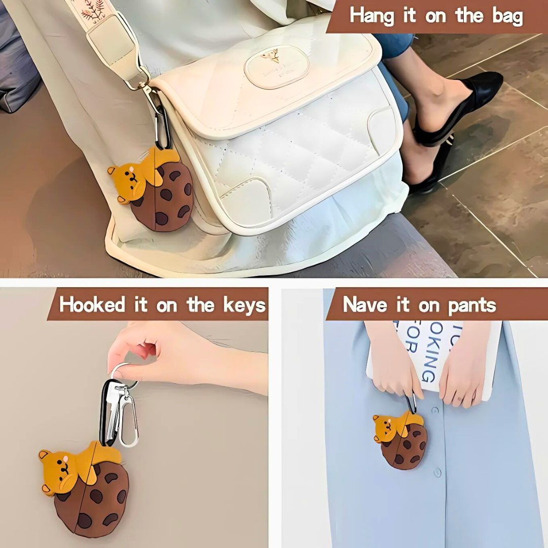 COOKIE BEAR SILICONE AIRPODS CASE COVER FOR 1/2, 3 AND AIRPODS PRO