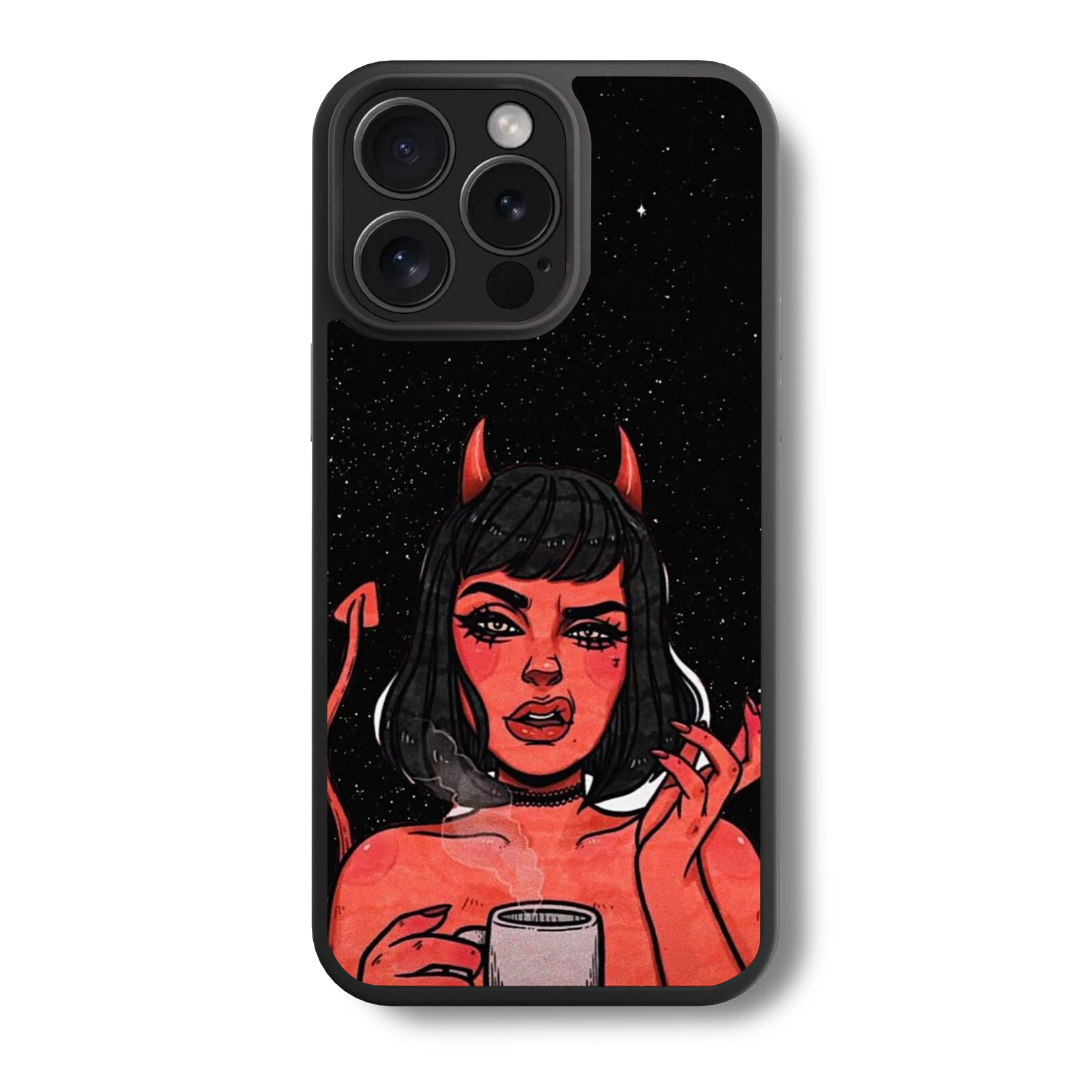 Demon Diva Glass Case