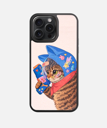 Kitty Cadet Glass Case