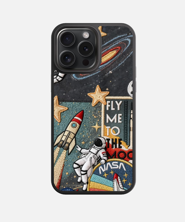Lunar Patch Glass Phone Case