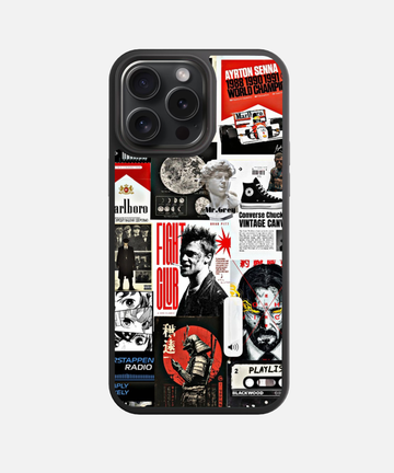 Cinematic Chaos Glass Phone Case