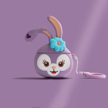 BUNNY SILICONE AIRPODS CASE COVER FOR 1/2, 3 AND AIRPODS PRO