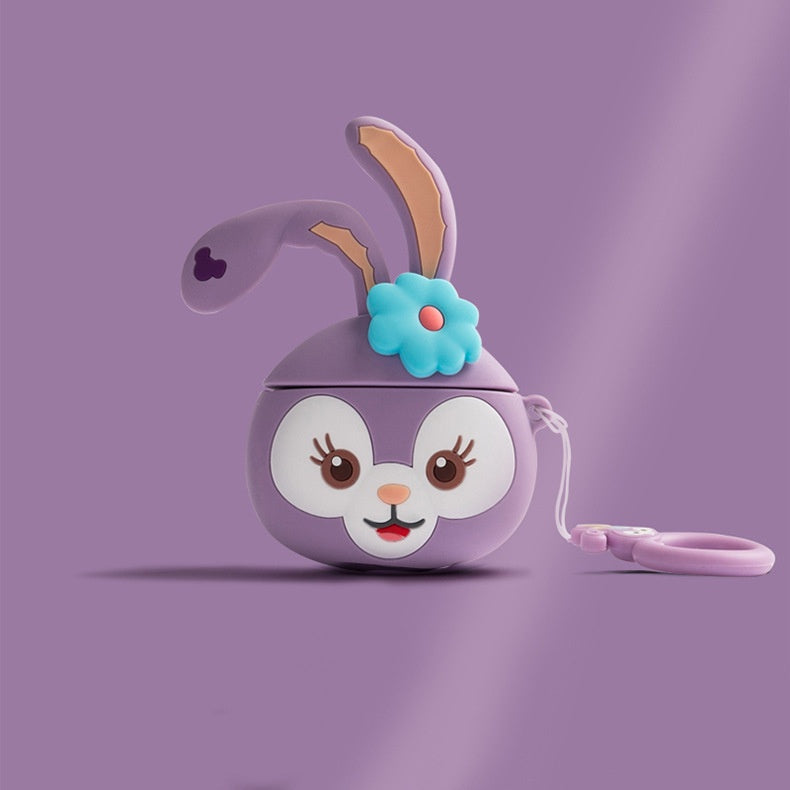 BUNNY SILICONE AIRPODS CASE COVER FOR 1/2, 3 AND AIRPODS PRO