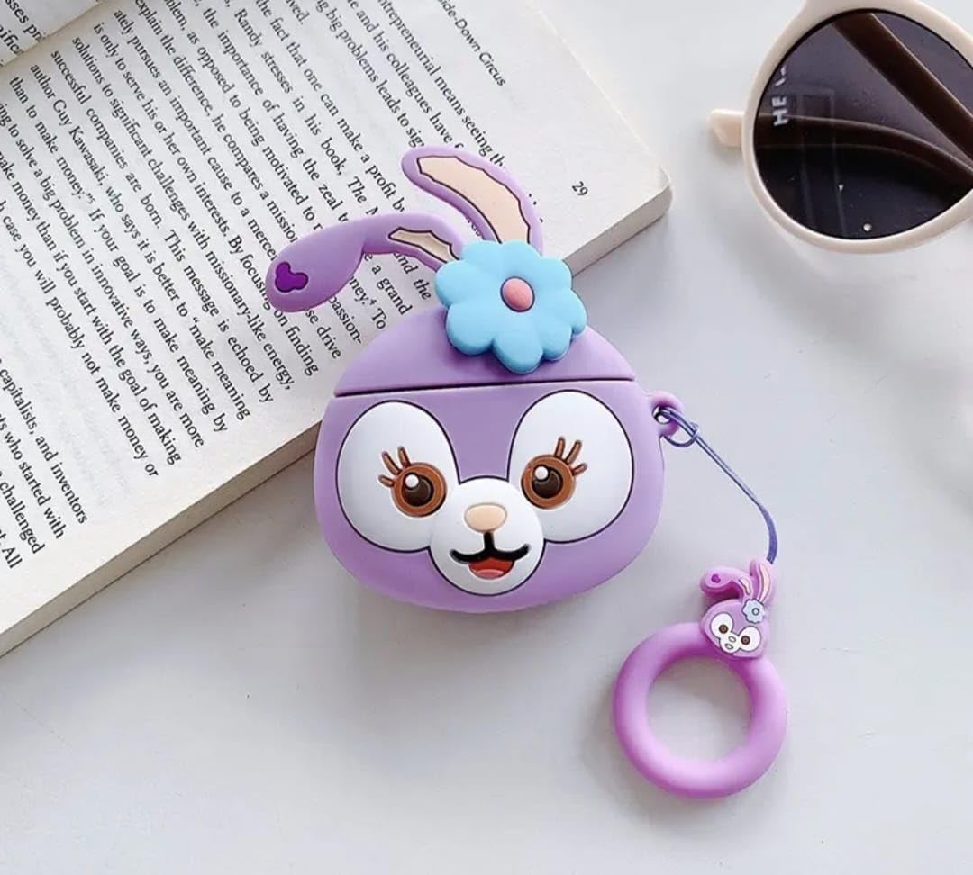 BUNNY SILICONE AIRPODS CASE COVER FOR 1/2, 3 AND AIRPODS PRO