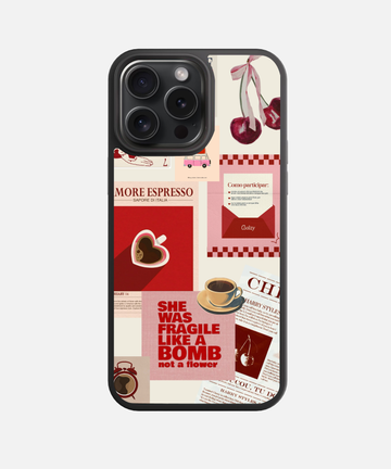 Espresso Love Notes Glass Case