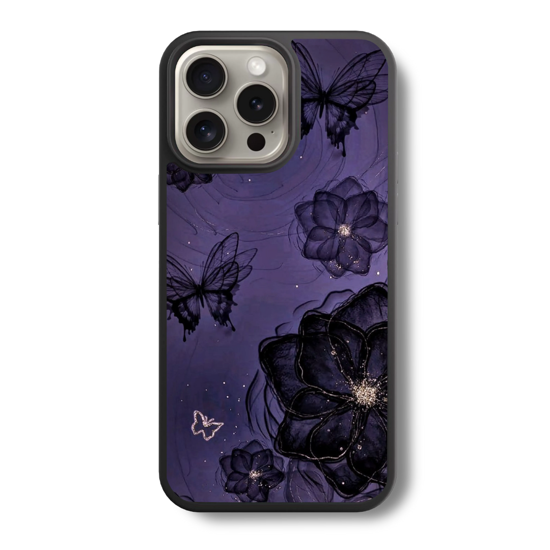 Dark Bloom Midnight Magic Glass Case