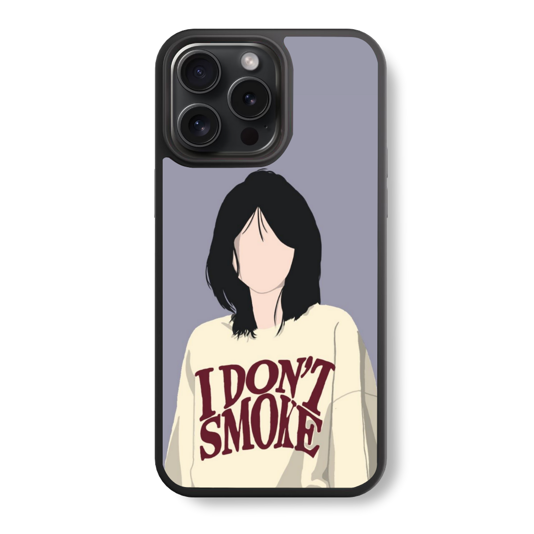 The "I Don't Smoke" Glass Case